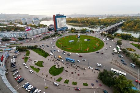Строительство парковки на Предмостной площади в Красноярске пока откладывается